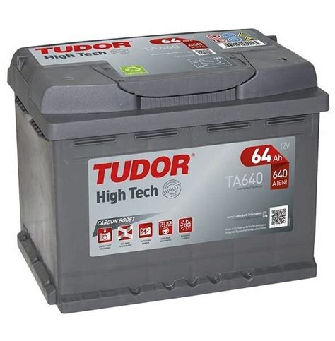 Tudor TA640 battery 12V 64Ah 